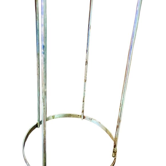 Vintage Japan Stacking Mugs w Chrome Holder-Avocado Green Retro-Midcentury-MCM - Picture 11 of 12